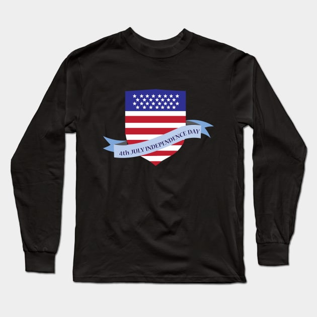 Independence day Long Sleeve T-Shirt by dddesign